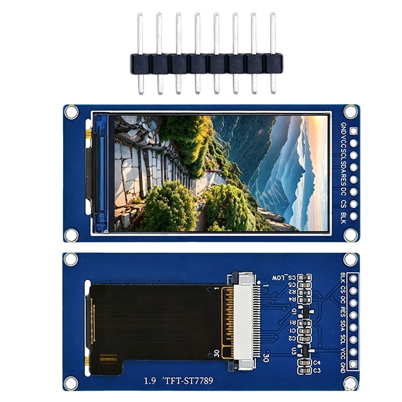 1,9 Zoll ST7789 TFT-LCD-Anzeigemodul, serielle SPI-Schnittstelle – Bild 5
