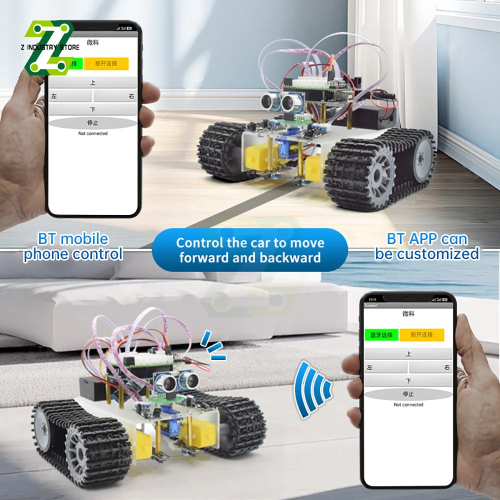 Intelligenter Roboterwagen mit Dual-Mode-Hindernisvermeidung – Bild 3