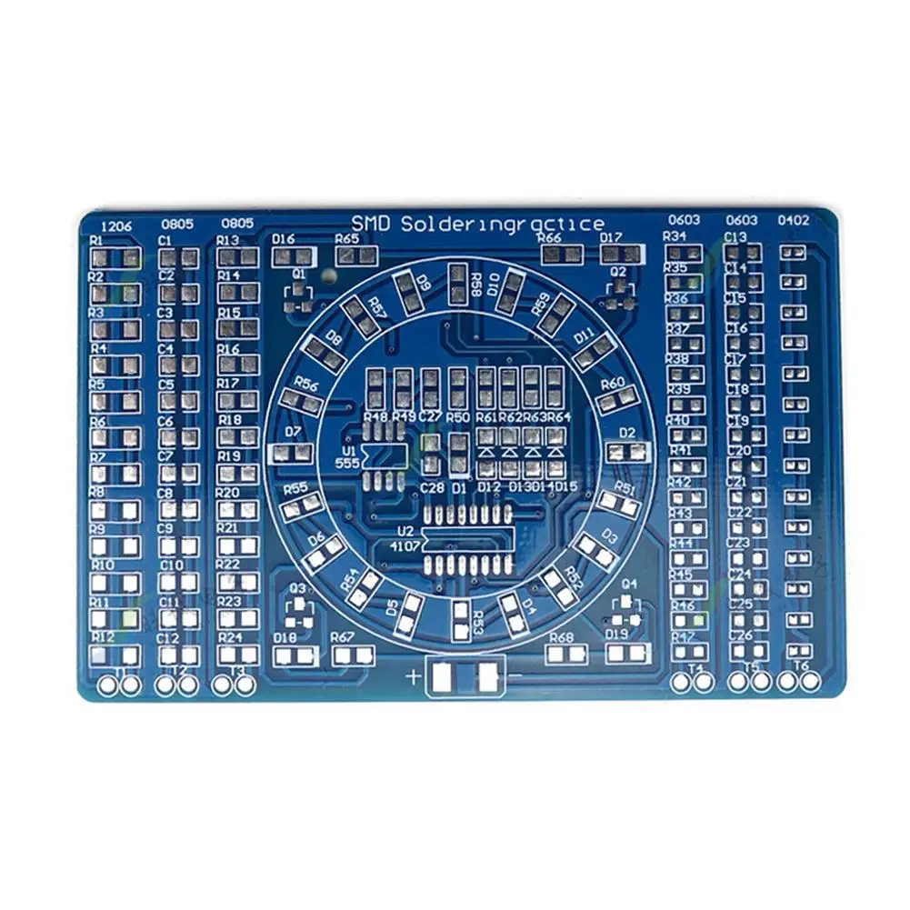 Löten Praxis SMD Leiterplatte LED Elektronik SMT Komponenten DIY PCB – Bild 4