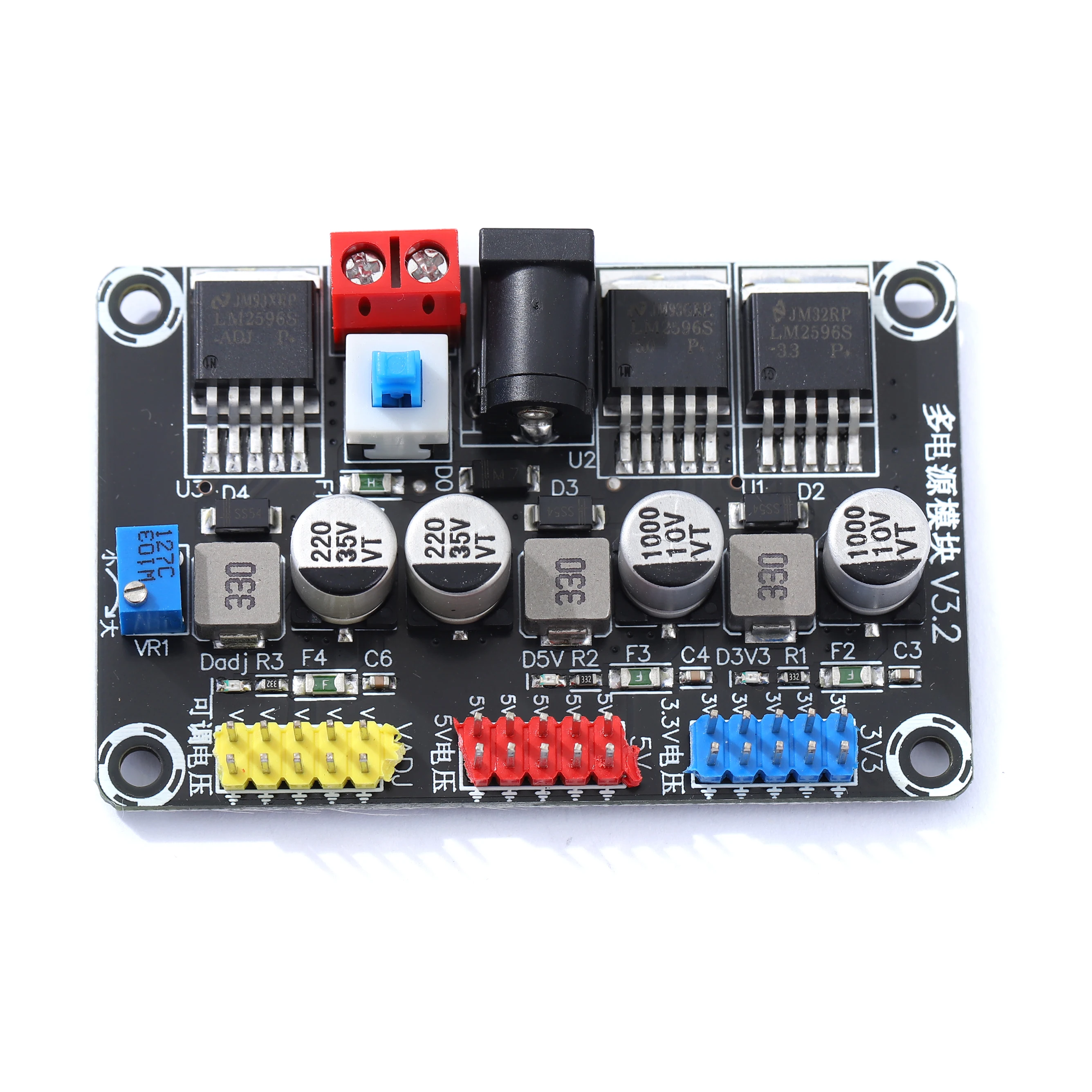 LM2596 einstellbares Abwärtsmodul DC7-25V auf DC3,3V/5V geregeltes – Bild 4