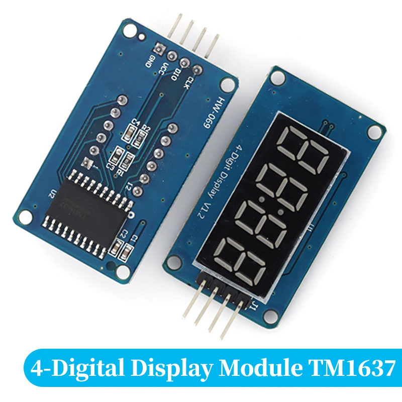 TM1637/74HC595 MAX7219/TM1638 4/8Bits Digitale Led-anzeige Modul 0,36 Zoll Uhr ROTE Anode rohr Vier Serielle