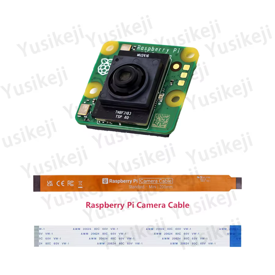 Raspberry Pi AI-Kamera, für PI 5, Sony AI-Kamera, 12 MP, IMX500 intelligenter Sichtsensor, manuelle