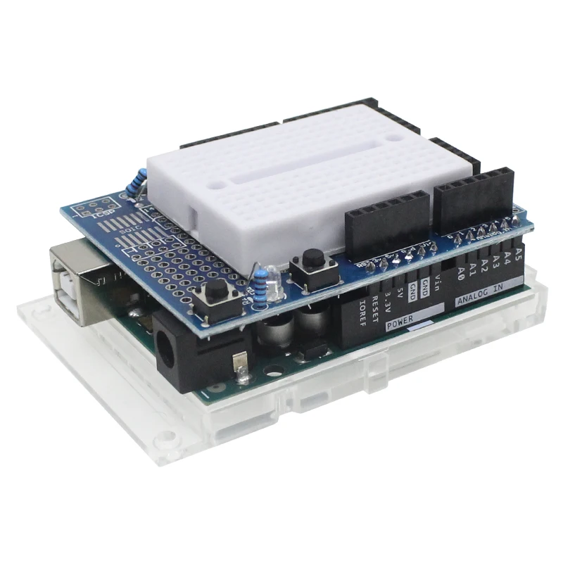 Arduino Proto Shield mit Mini-Steckbrett für UNO R3 | Prototyp – Bild 4