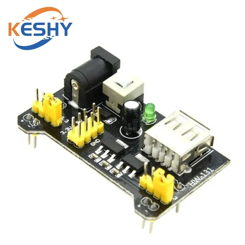 MB102 Breadboard-Netzteilmodul 3,3V 5V Lötfreies Steckbrett DIY – Bild 2