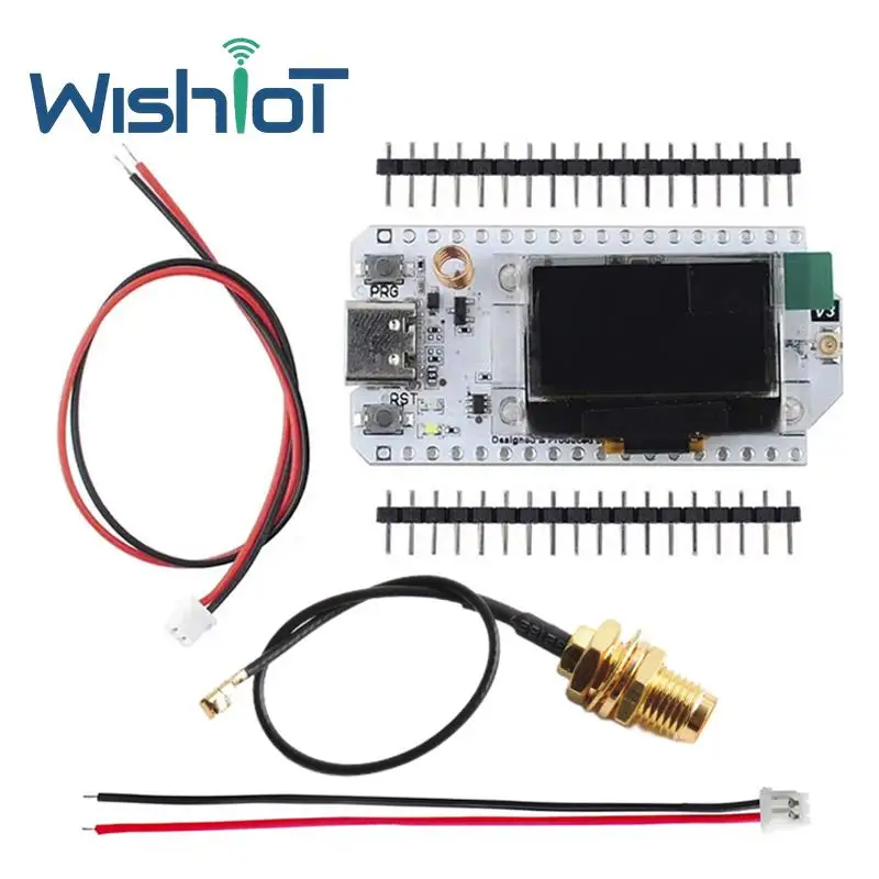 868 915MHZ ESP32 LoRa Entwicklungsboard V3 SX1262 OLED-Display Antenne für Arduino Meshtastic LoraWan IOT