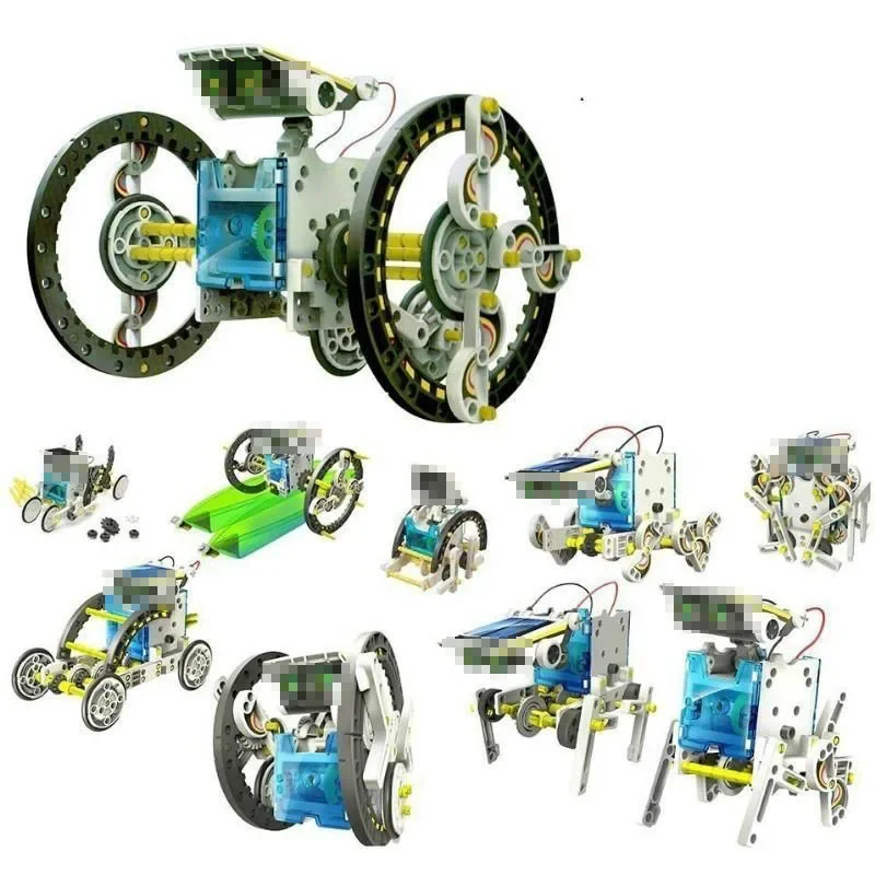 Stamm 13-in-1 Solarstrom Roboter Schaffung Spielzeug pädagogisches – Bild 2