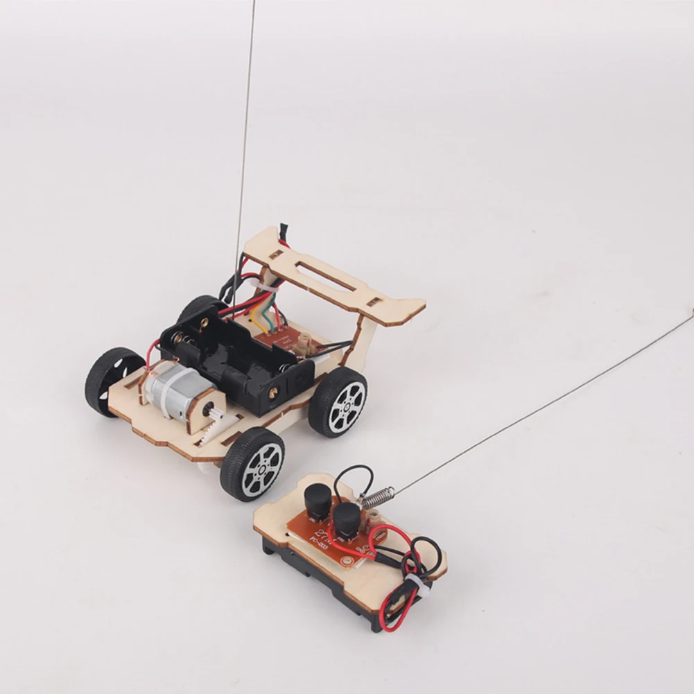 DIY RC Auto Modell Montieren Kit Mini Lehre Lernen STEM Projekt – Bild 4
