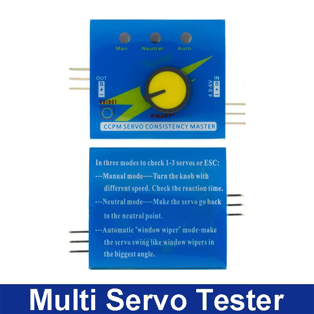 Smart Electronics Rc Mini Micro Classic Servo Tester SG90 MG90S MG995 MG996 Kunststoffgetriebe für Arduino