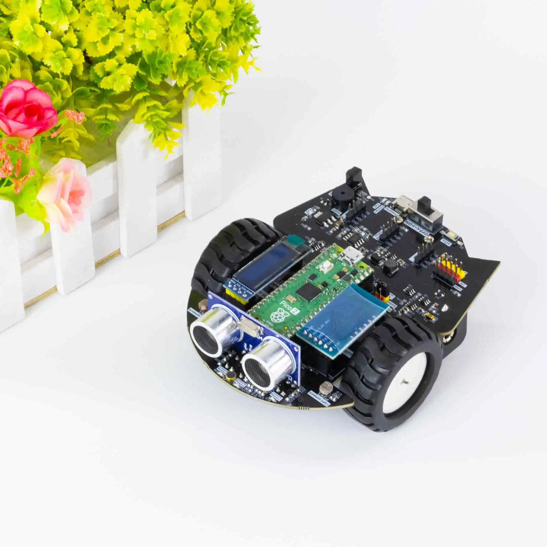 Raspberry Pi Pico 2 Roboter-Auto-Kit, programmierbares Auto – Bild 6