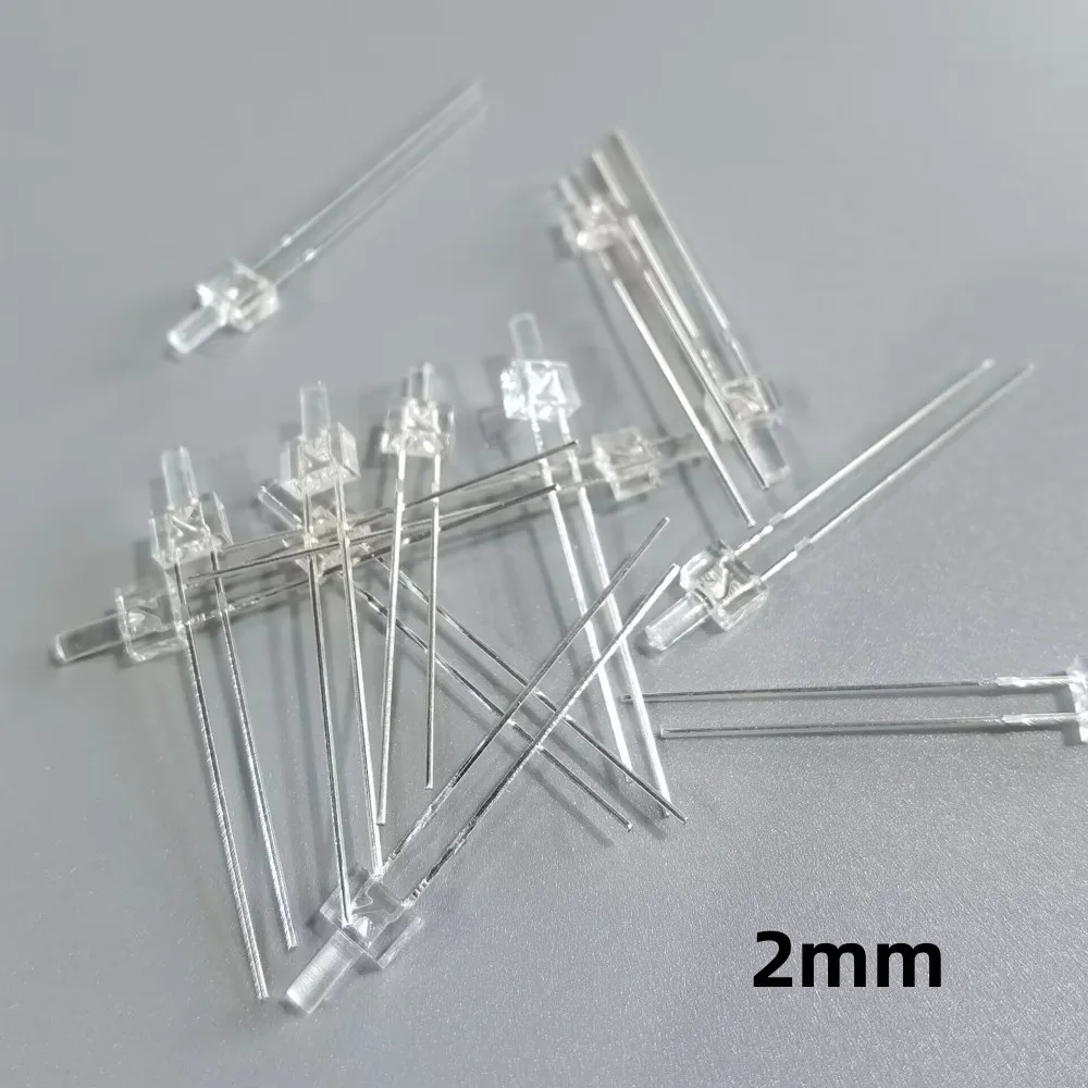 Vorverdrahtete Leuchtdioden 3 V 2 mm 3 mm 5 mm 8 mm 10 mm (100 Stück) – Bild 2