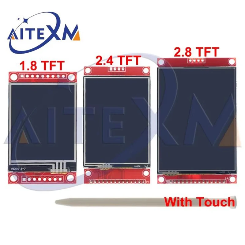 SPI Serielles Display mit Touch 1,8 2,4 2,8 Zoll SPI TFT LCD ILI9341 ST7789 Treiberchip Serielles Portmodul