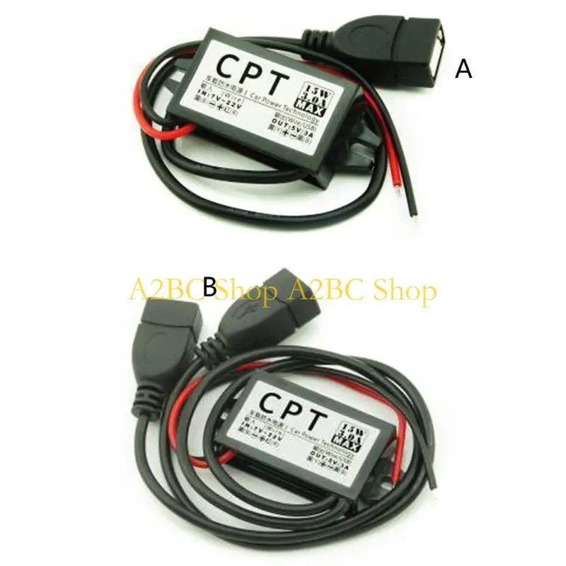 A2BC 12V bis 5V 3A Single/Double USB Netzteil Adapter – Bild 5