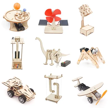 DIY-Wissenschafts-Sets Lehrreiches STEM-Set Auto-Dinosaurier-Modell Technologie-Experimentierwerkzeug
