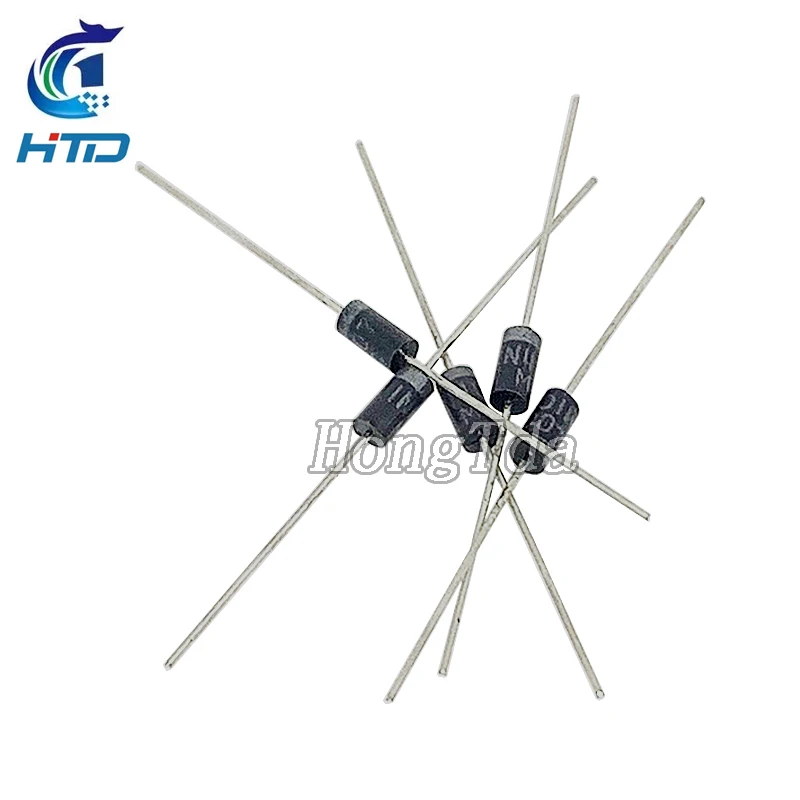 1N4001 1N4004 1N4007 FR107 UF4007 DO-41 1A1000V IN4007 DIP (100 Stück) – Bild 5