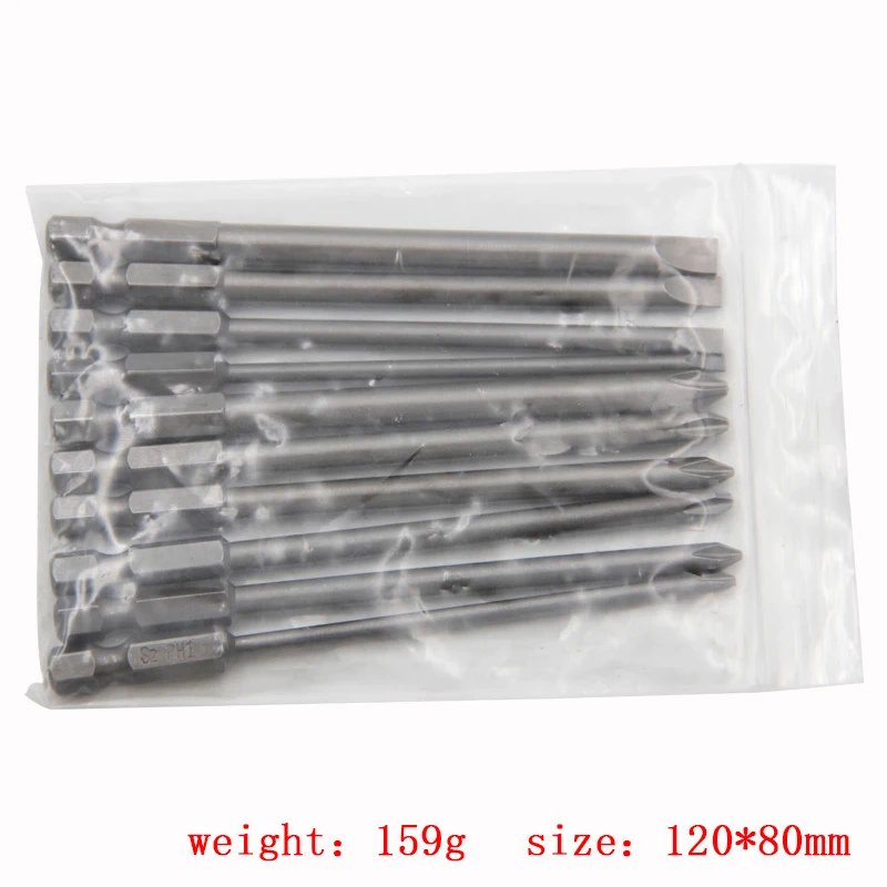 Kreuz 100mm Sechskantgriff Schraubendreher-satz Magnetische (10 Stück) – Bild 4