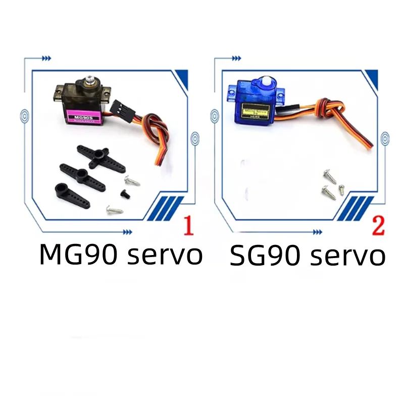 Servomotor SG90 MG90S 9g Servo 450 Hubschrauber Auto Servo 180 Grad – Bild 5
