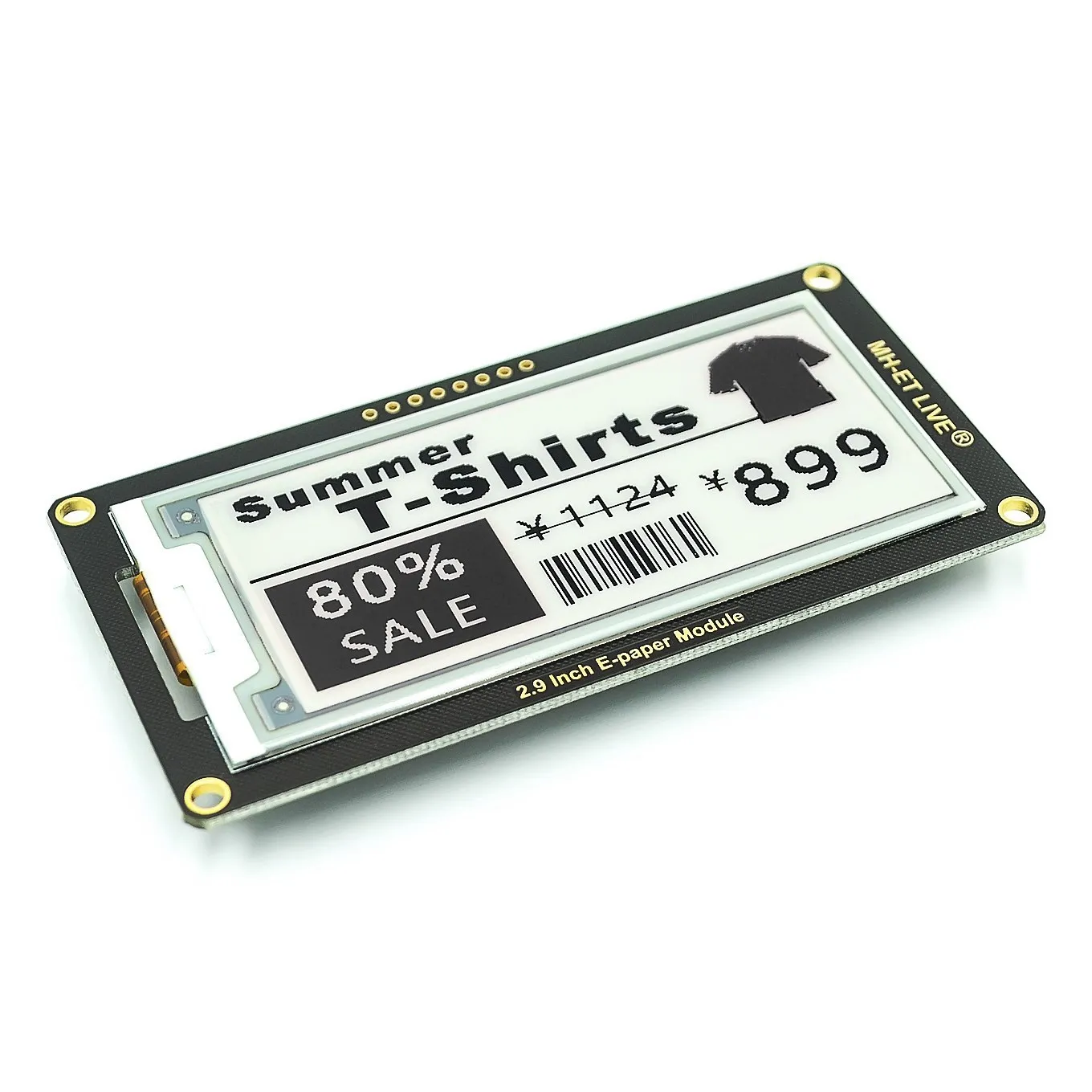 2,9 Zoll Epaper Modul E-Paper E-Ink EInk Display Bildschirm SPI – Bild 5