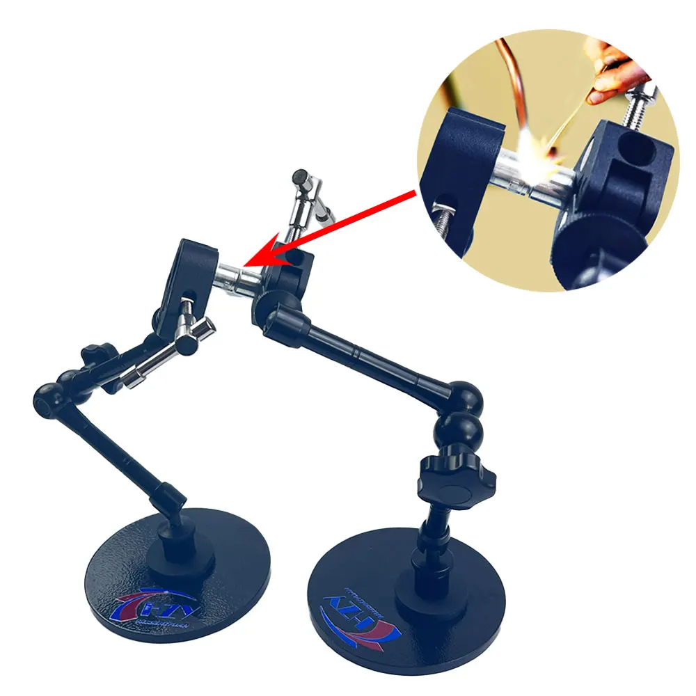 HZY Löten Dritte Hand Werkzeug PCB Leuchte Clip Wärme Pistole Stand – Bild 3