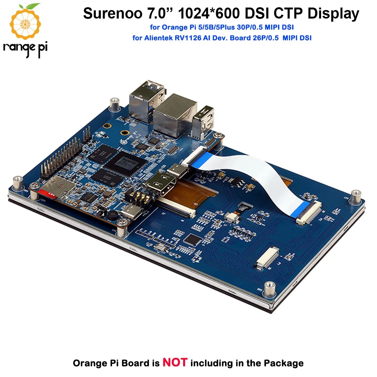 7,0 Zoll 1024*600 IPS TFT MIPI DSI Multi-Touch Kapazitives Touchpanel – Bild 5