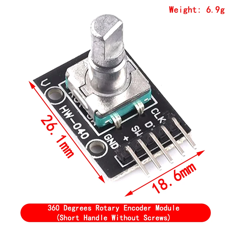 360 Grad Drehgeber modul Dreh potentiometer Analog knopf modul – Bild 3