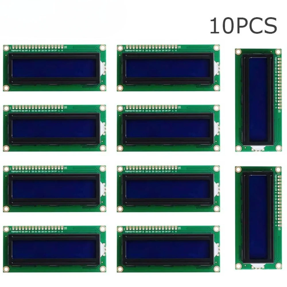LCD1602 1602 LCD Modul Blauen Bildschirm 16x2 Zeichen LCD Display PCF8574T PCF8574 IIC I2C (10 Stück)