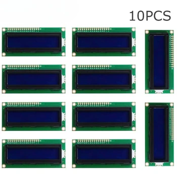 LCD1602 1602 LCD Modul Blauen Bildschirm 16x2 Zeichen LCD Display PCF8574T PCF8574 IIC I2C (10 Stück)