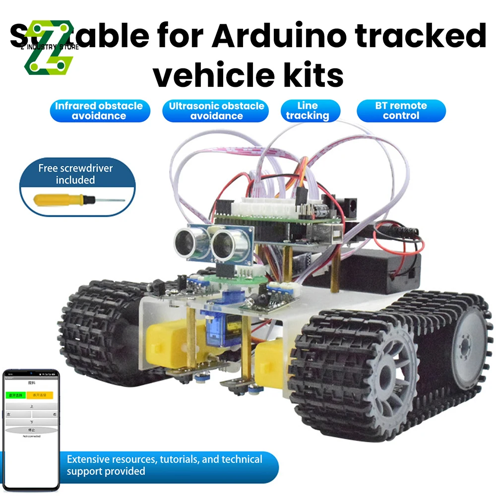 Intelligenter Roboterwagen mit Dual-Mode-Hindernisvermeidung – Bild 2