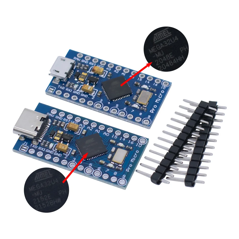 Pro Micro ATmega32U4 5V 16MHz Chip Ersetzen ATmega328 Für Arduino Pro – Bild 3