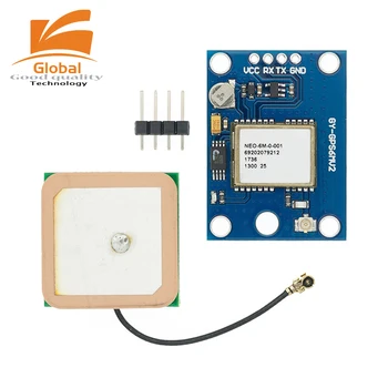 NEO-6M GPS-Modul GY-GPS6MV2 NEO6MV2 Eingebautes EEPROM APM2.5 Antenne 3V-5V RS232 TTL-Board für Arduino Flight