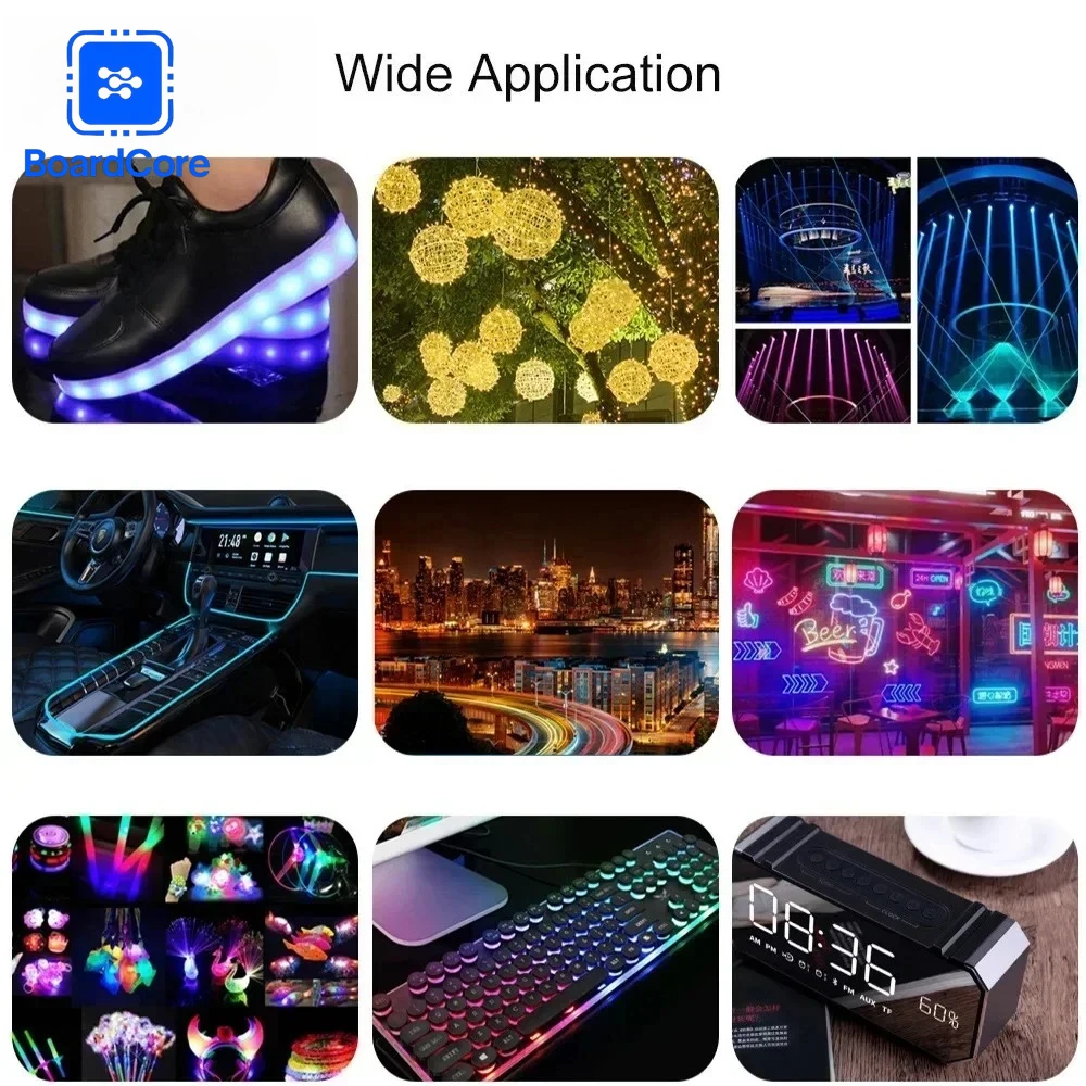 2x5x7mm quadratische LED-Dioden, 5 Farben (100 Stück) – Bild 6