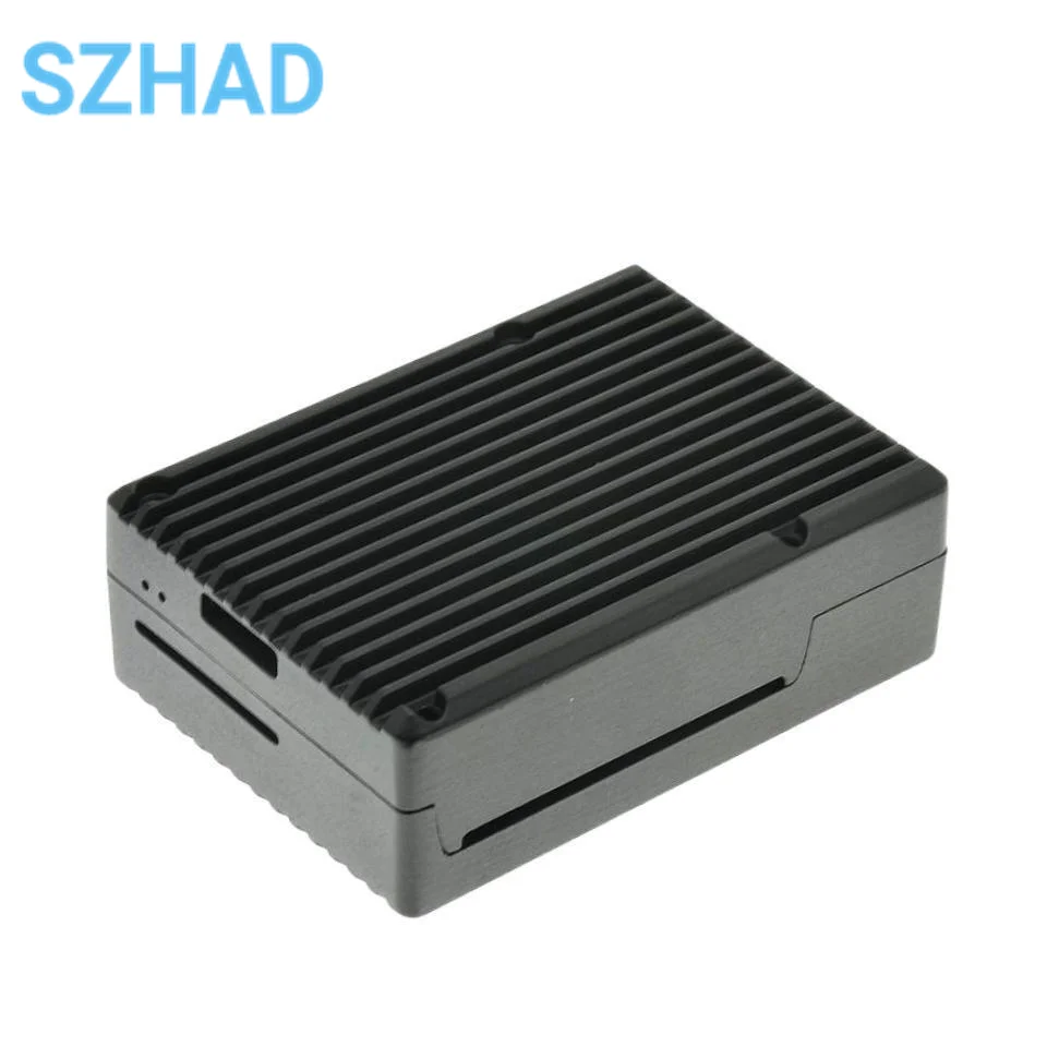 Raspberry Pi 4B Aluminiumgehäuse Passive Kühlpanzerung Metallgehäuse – Bild 3