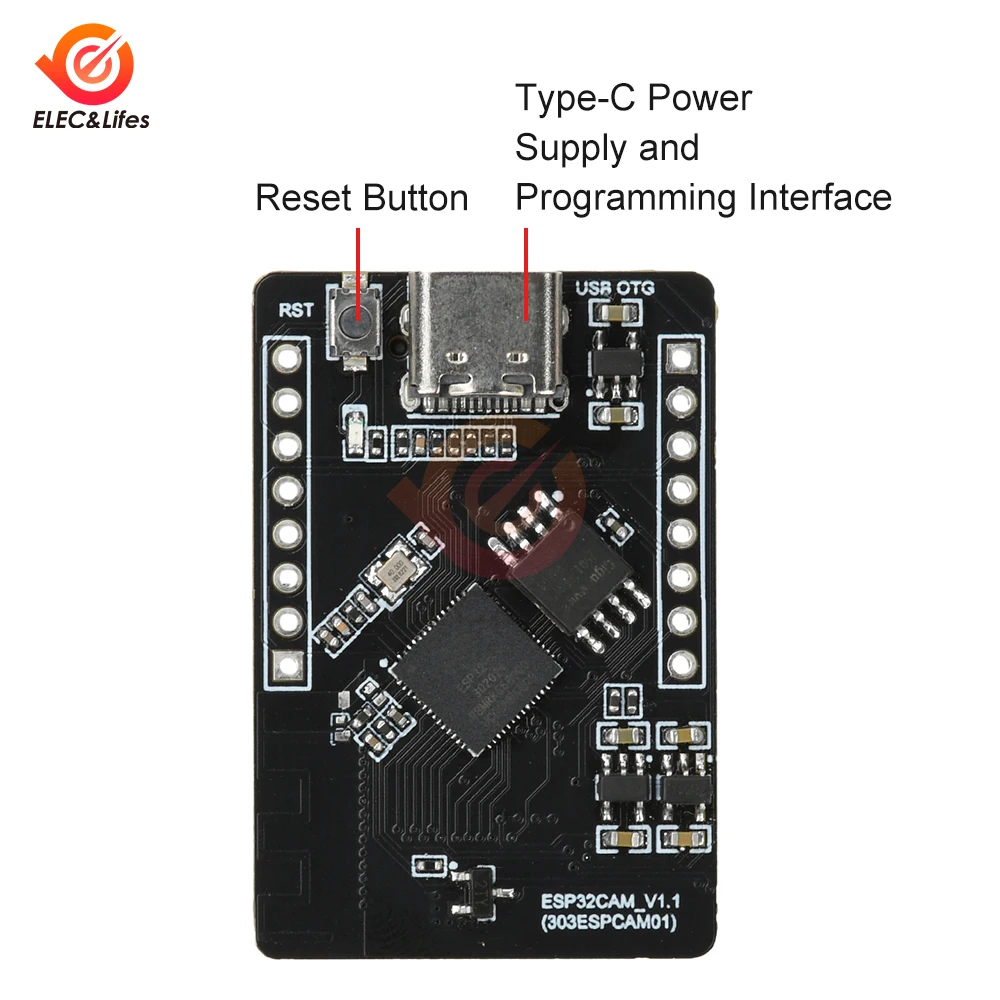 ESP32-S3 AI-Kameramodul mit OV2640/OV3660-Kamera, integriertem WLAN – Bild 4