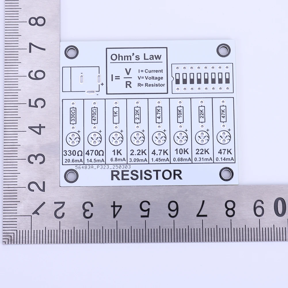 Löten Praxis Kit DIY Elektronische Schaltung Projekt Widerstand Lernen – Bild 6