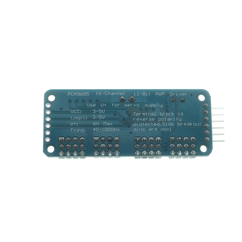 PCA9685PW 16-Kanal 12-Bit PWM Servo Shield Treiber I2C Schnittstelle – Bild 4