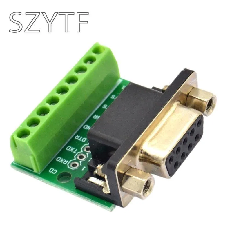 DB9 Männliche und Weibliche Stecker Adapter Schraube Terminal 9-Pin – Bild 5