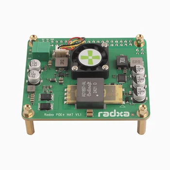 Radxa 25W POE Ethernet-Stromversorgungsmodul unterstützt ROCK 5B+/3 Serie/5A und andere SBCs