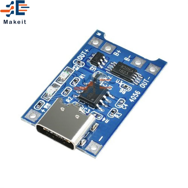 TP4056 Typ-c USB 5 V 1A 18650 Lithium-Batterie Ladegerät TP4056 Modul – Bild 2
