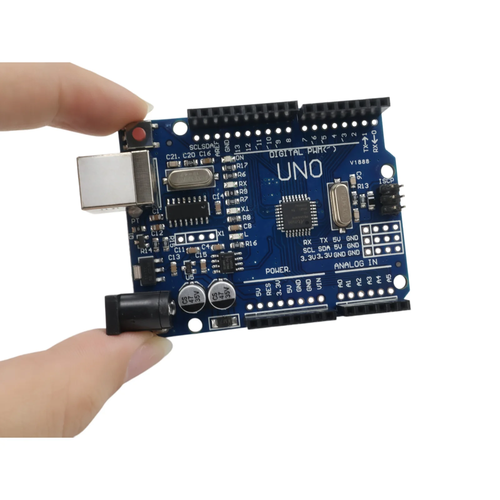 UNO R3 Entwicklungsboard ATmega328P CH340G Kompatibel mit Arduino IDE – Bild 4