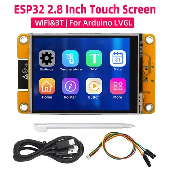 ESP32 Entwicklungsboard 2,8 Zoll Touchscreen TFT LCD WiFi Bluetooth für Arduino LVGL 240*320 Smart Display