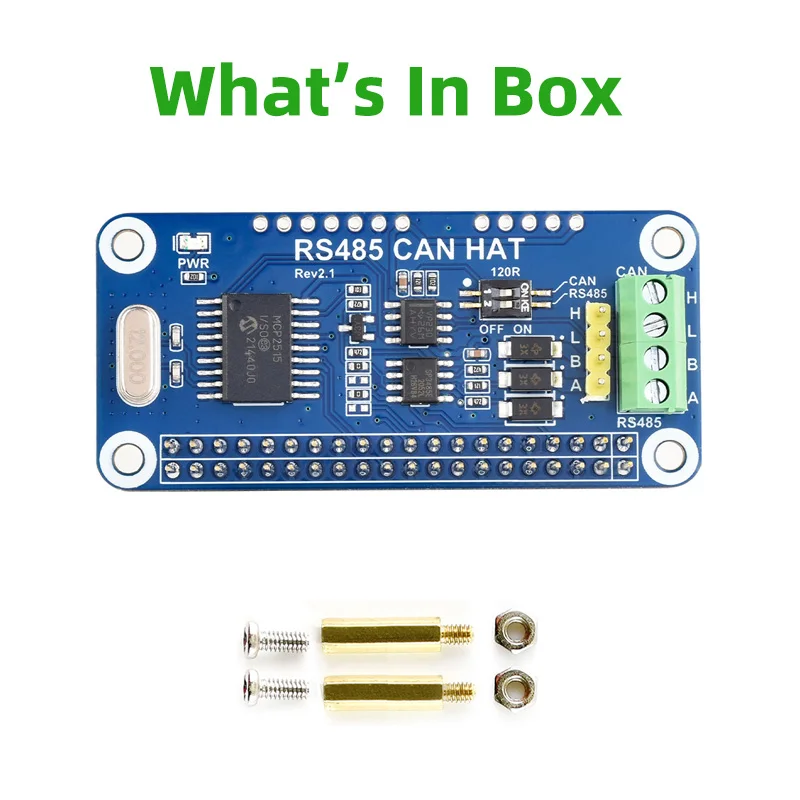 Raspberry Pi RS485 CAN HAT 3,3 V MCP2515 SP3485 SPI-Schnittstelle – Bild 6