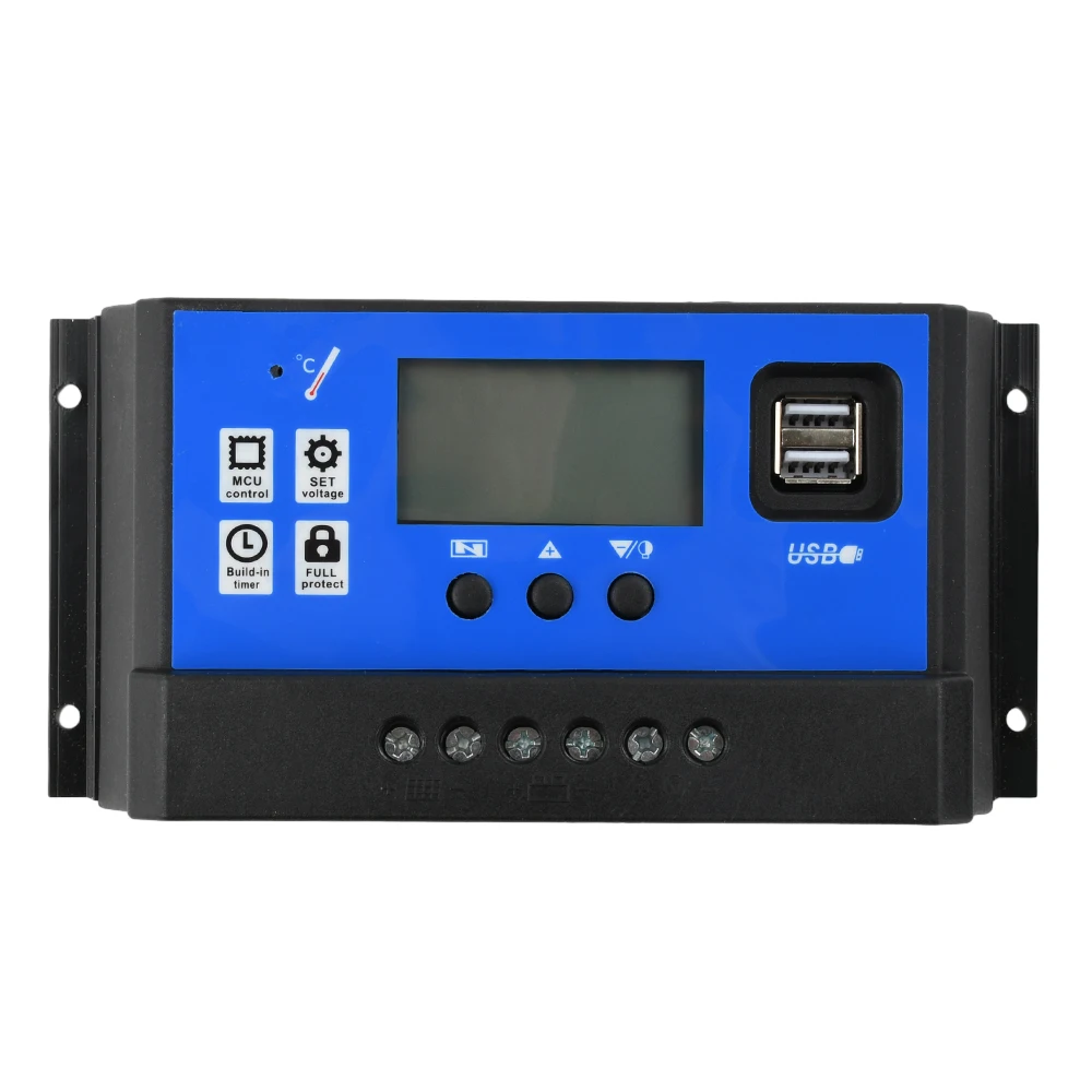 Solarladeregler 12V 24V PWM 10A 20A 30A Solarpanel Batterieregler – Bild 5