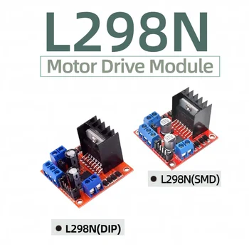 L298N Treiberplatinen-Modul L298N Schrittmotor Smart Car Roboter Steckbrett Hochleistungs-L298 DC-Motortreiber