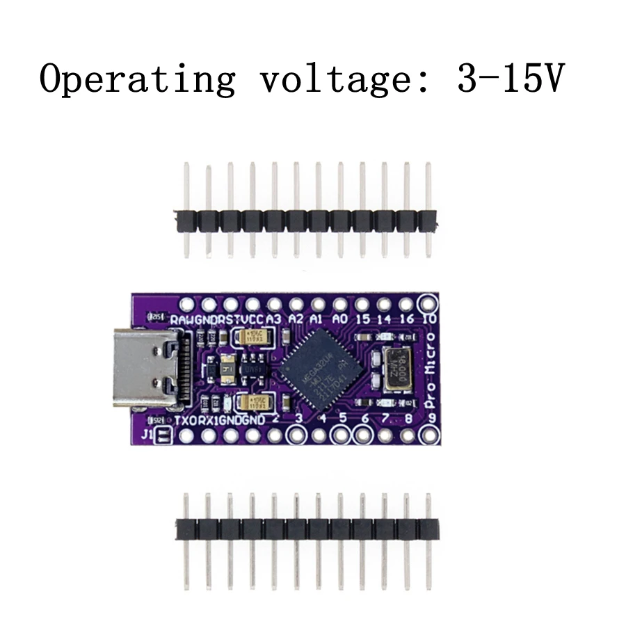 Pro Micro mit dem Bootloader ATmega32U4 5V/16MHz Modulcontroller – Bild 6