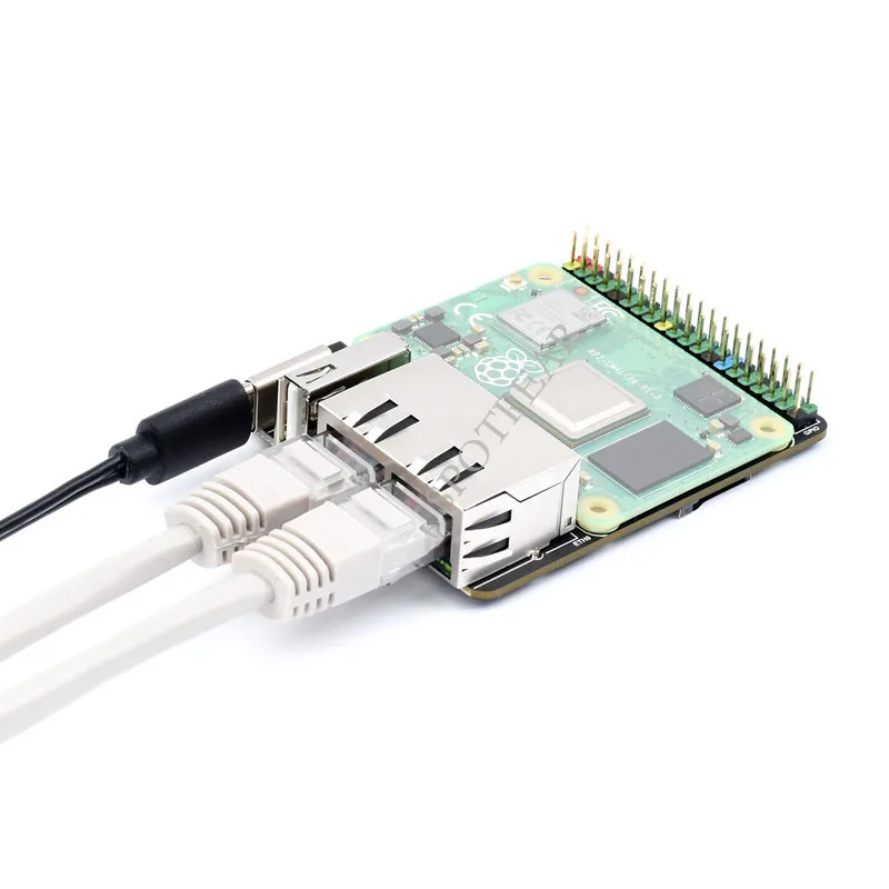 Raspberry Pi Rechen Modul 4 CM4 IO Board Dual Gigabit Ethernet Mini – Bild 6