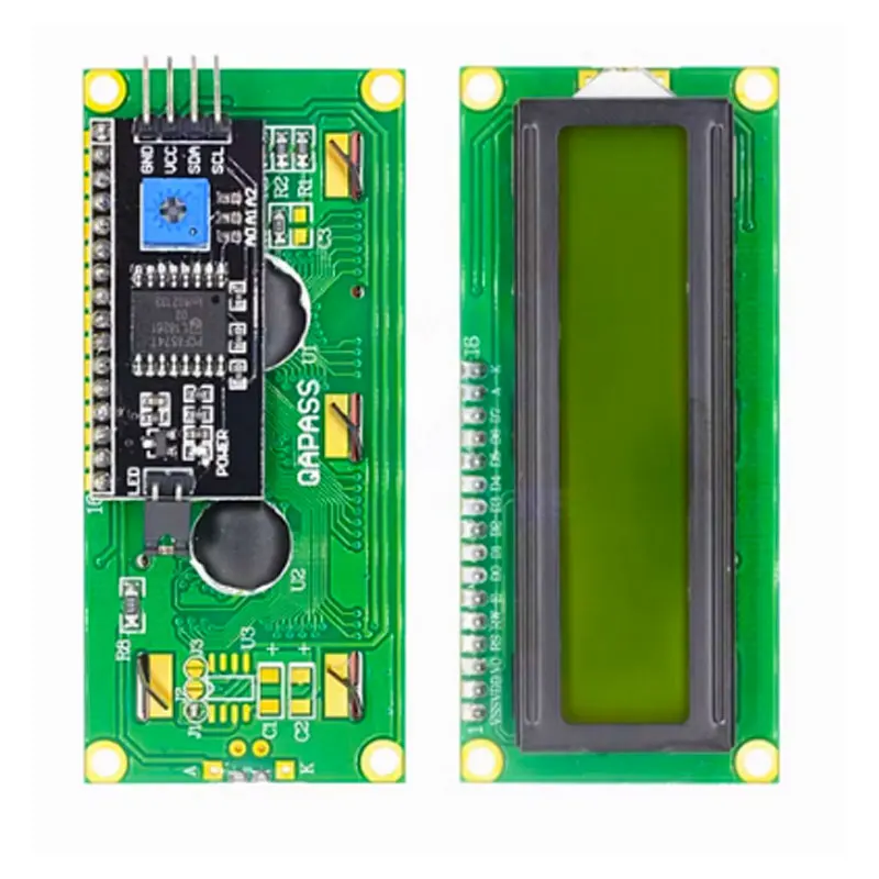LCD1602A Blauer/Grüner Bildschirm IIC/I2C 1602 LCD-Modul, kompatibel – Bild 3