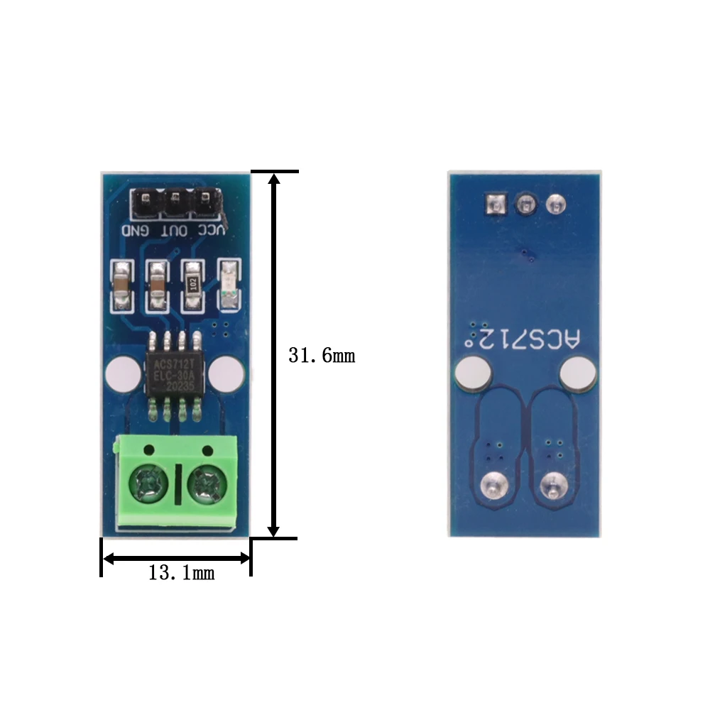 5A 20A 30A Hall Strom Sensor Modul ACS712 Modell Für Arduino AC DC – Bild 4