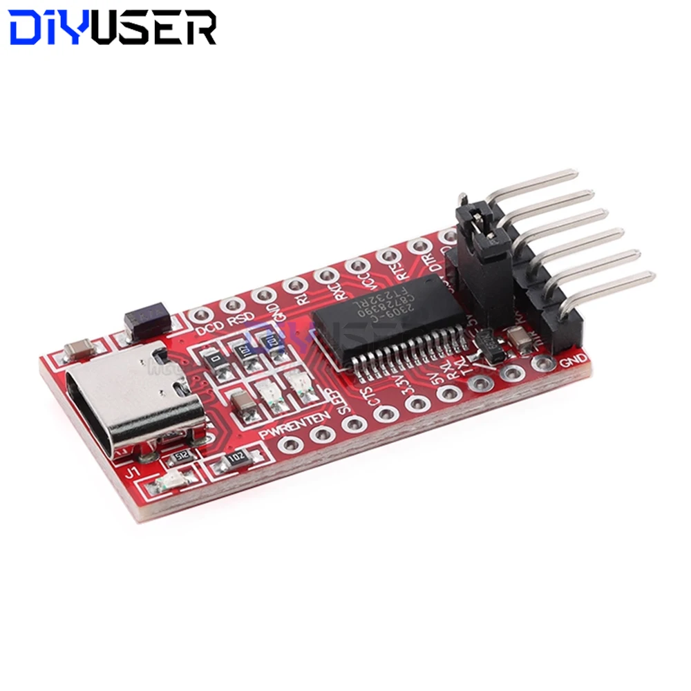 FT232RL USB zu TTL Serieller Konverter 3,3V/5V Dual-Spannung Pro Mini ATmega328P FTDI Adaptermodul
