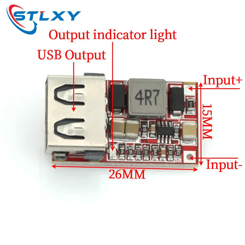 Feines 6-20V 12V/24V bis 5V 3A AUTO USB Ladegerät Modul DC Buck Step – Bild 2