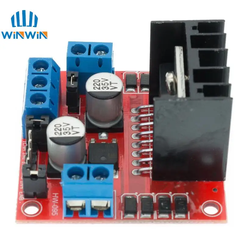 L298N Motor Treiber Controller Board L298 Modul Für Arduino Dual H – Bild 4