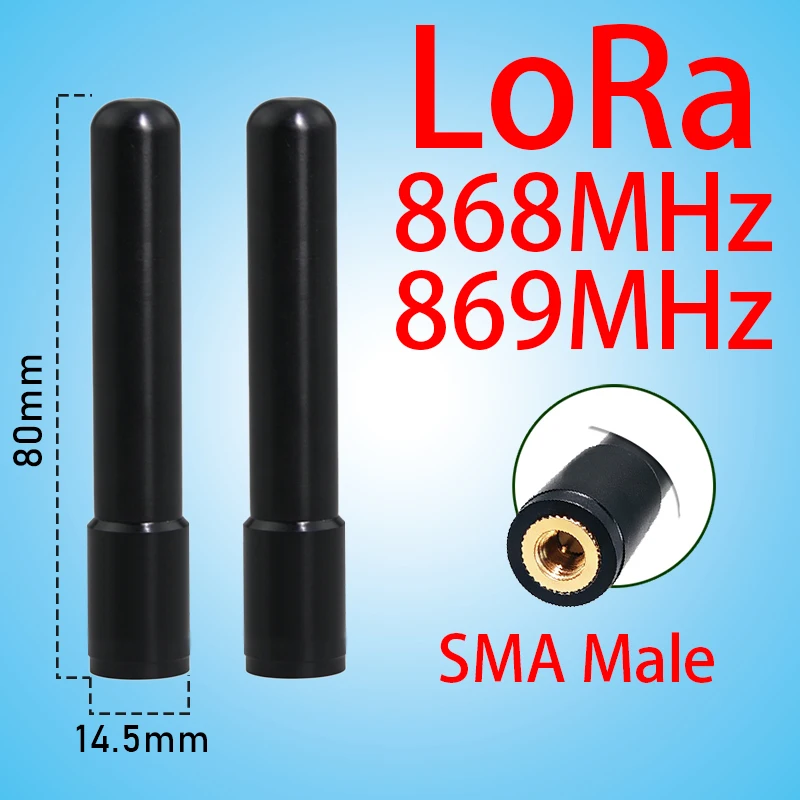868MHz LORA-Modulantenne 863-870MHz 869MHz, geeignet für das Meshtastic-System. Omnidirektionale